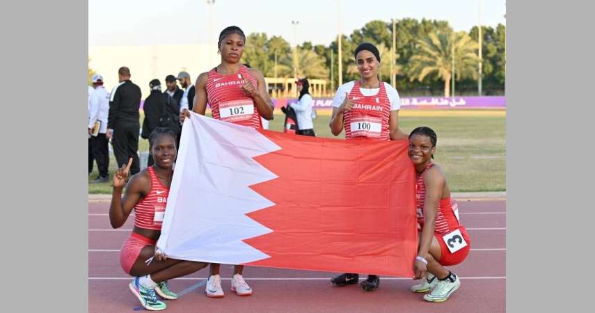 تواصل الحصاد البحريني في دورة الألعاب للأندية العربية للسيدات